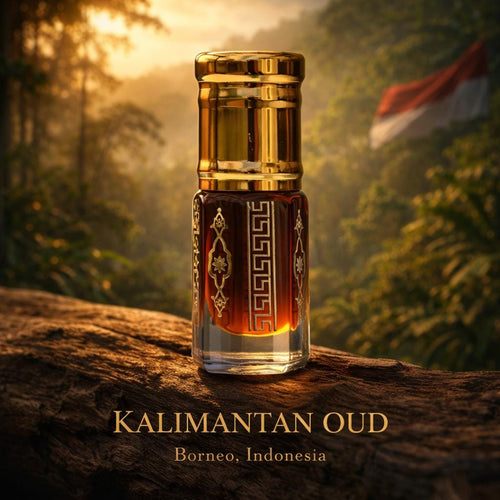 Kalimantan Oud Oil – 100% Pure Wild Borneo Agarwood Oil, Artisan Distillation | Clean Wood, Sweetness & Amber