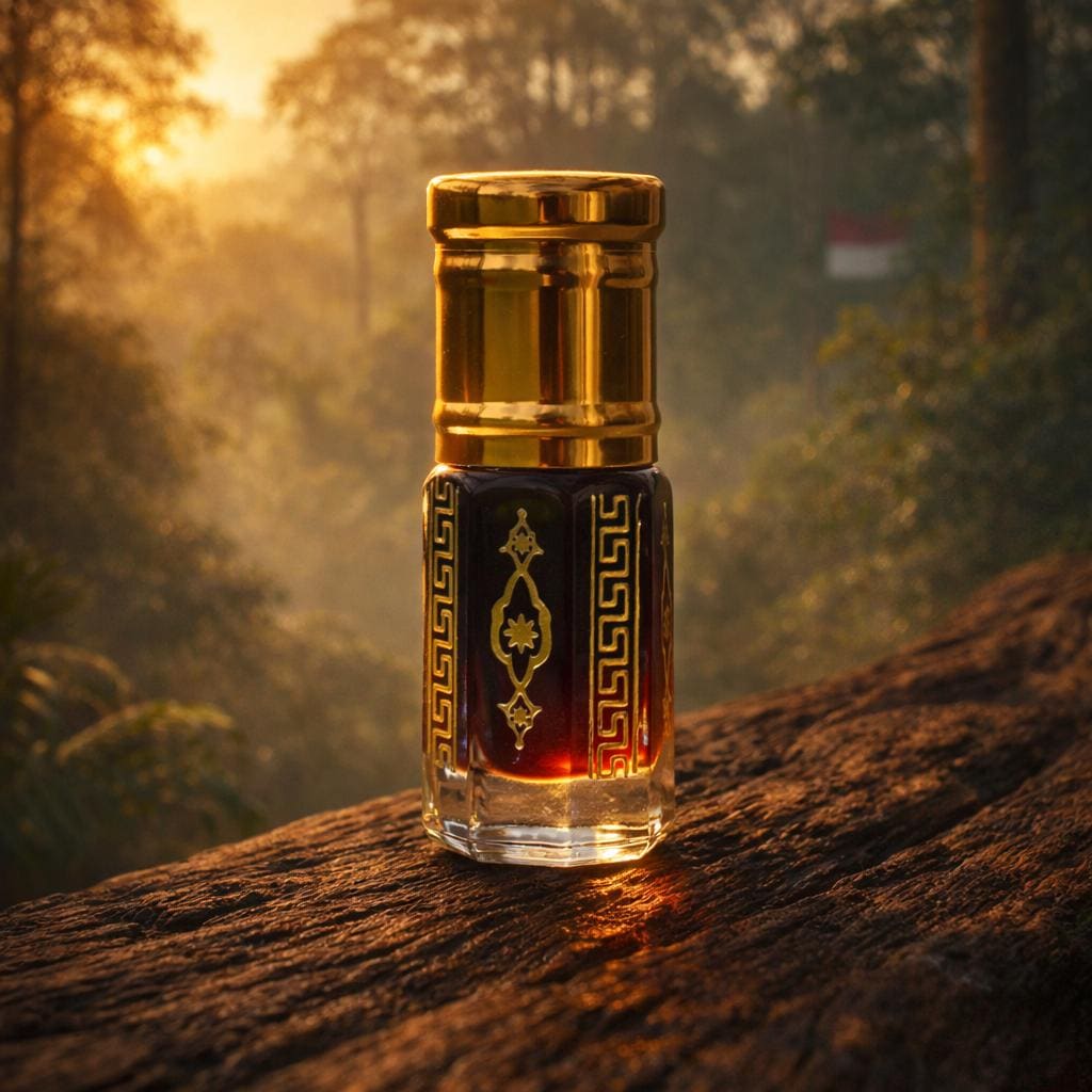 Merauke Oud Oil – 100% Pure Wild Indonesian Agarwood Oil from Papua | Deep Resin & Smoky Incense