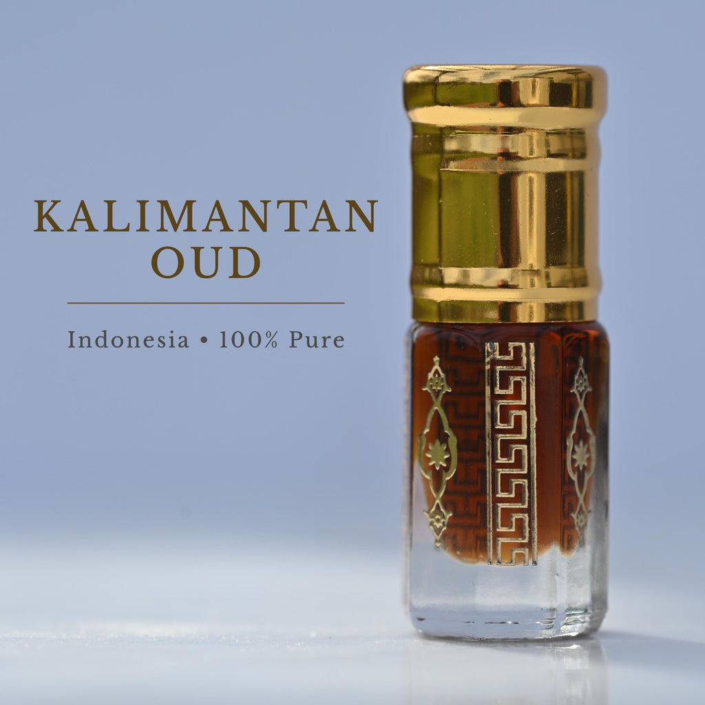 Kalimantan Oud Oil – 100% Pure Wild Borneo Agarwood Oil, Artisan Distillation | Clean Wood, Sweetness & Amber