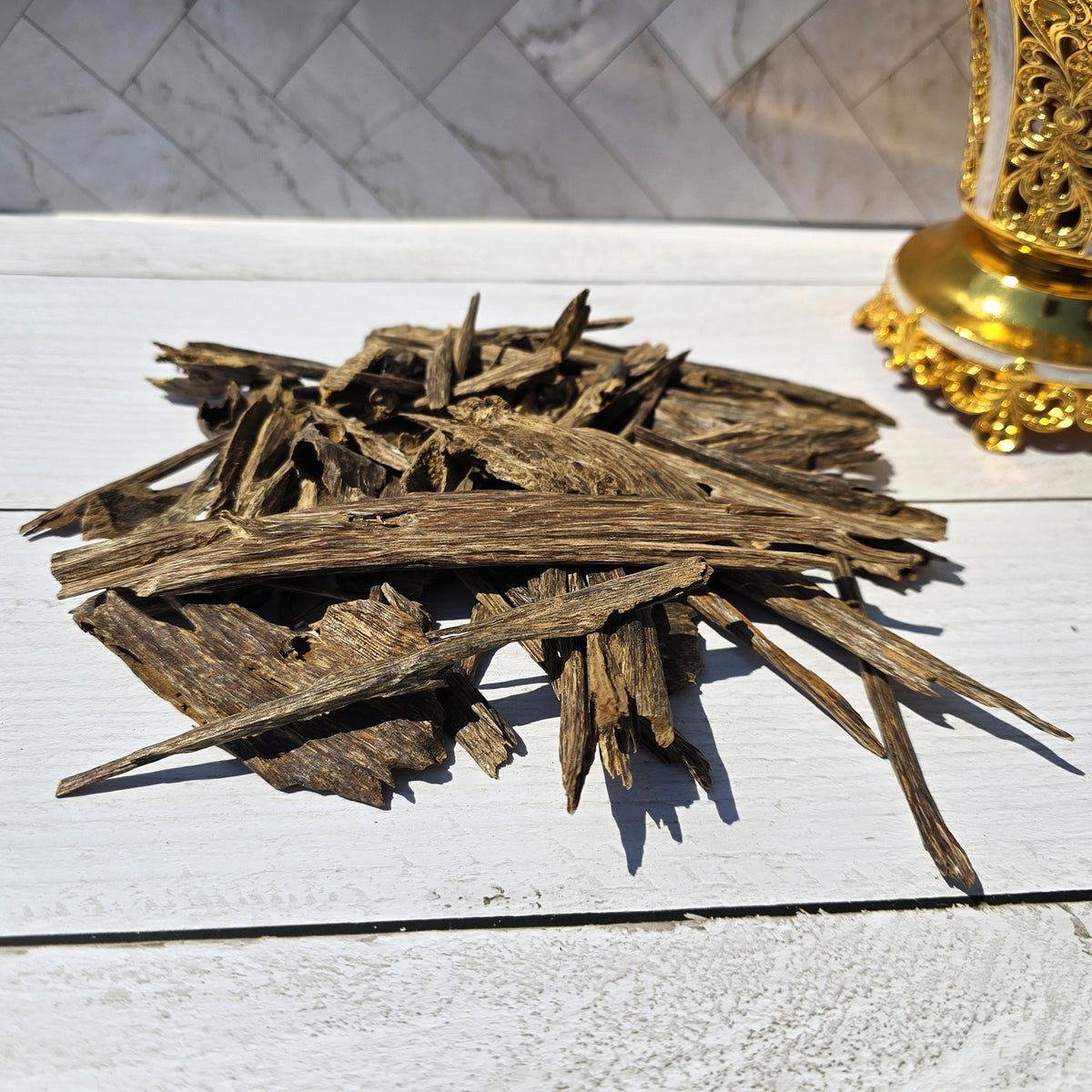 Assam Jura Oud Chips – Grade A, Final Batch | Wild Hindi Agarwood Chips | Earthy Traditional Indian Oud Incense