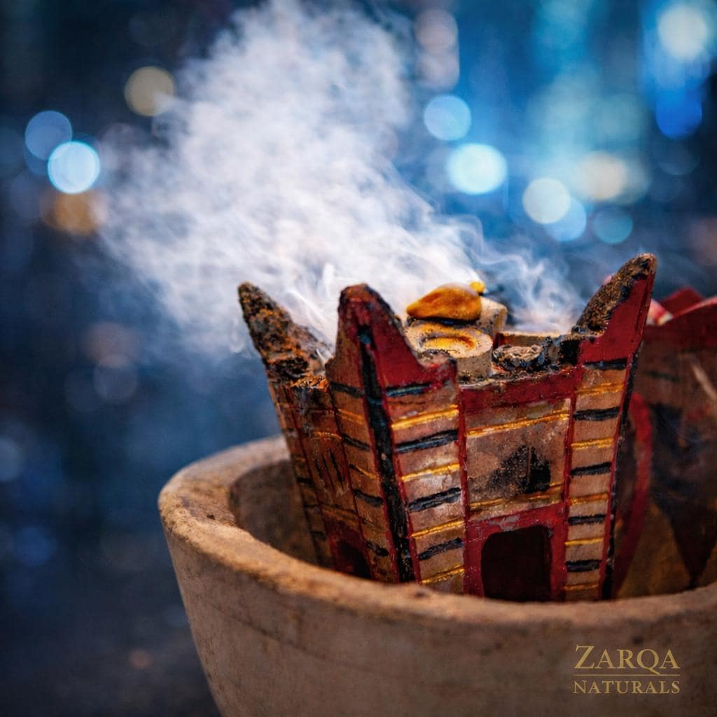 Oudh Bahraini Bakhoor – Handmade Omani-Style Incense | Dehn al Oudh & Sweet Amber | Arabian Home Fragrance