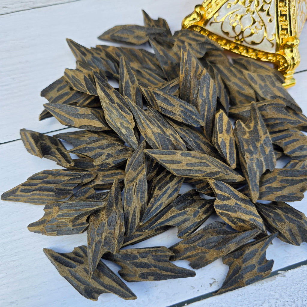 Tiger No. 1 Muhassan Oud Chips – Super Grade Vietnamese Agarwood Infused with Natural Oud Resin | Smooth, Sweet & Woody