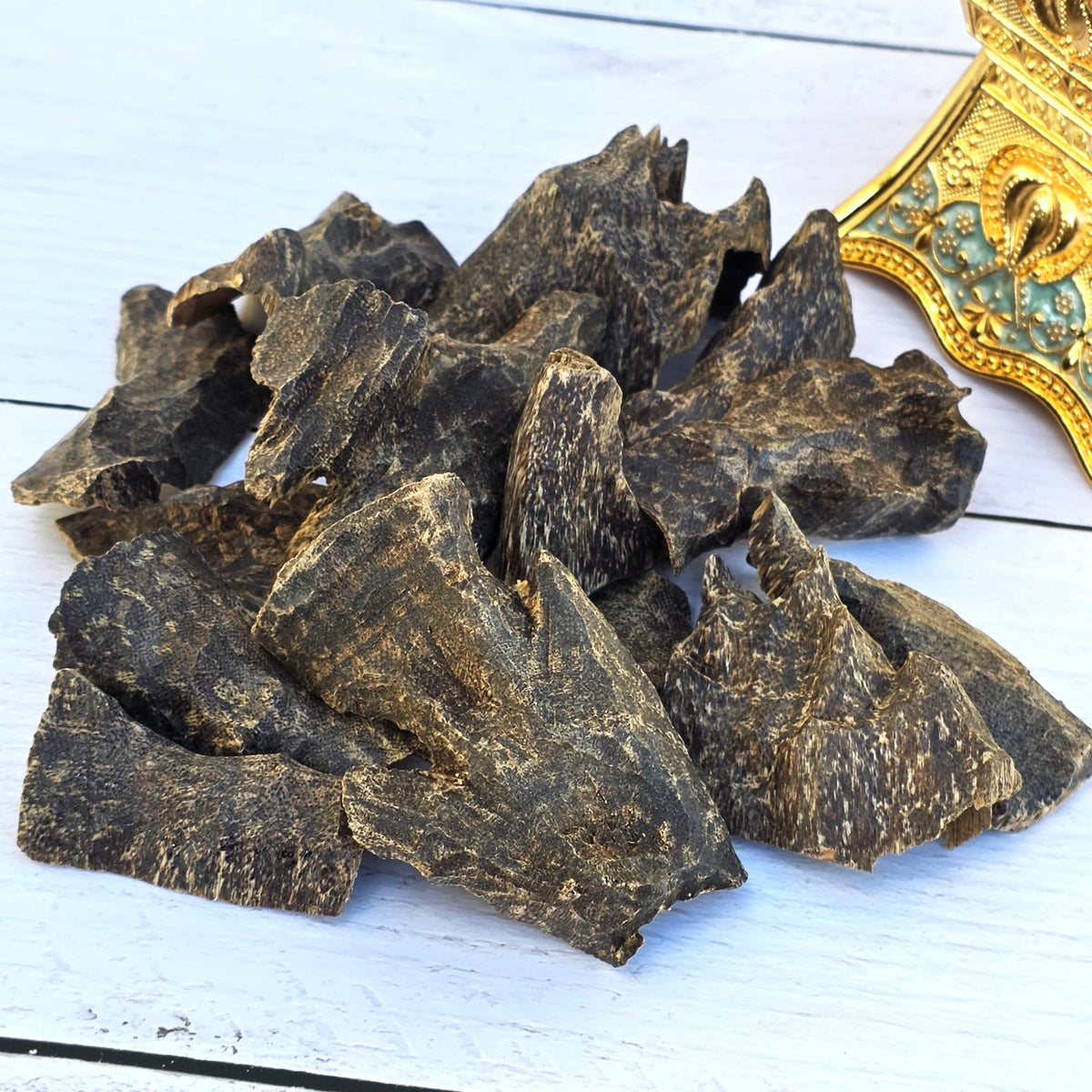 Zawaya Oud Chips – Double Super Grade | Our Finest Natural Vietnamese Agarwood | High Resin Oud Wood Incense
