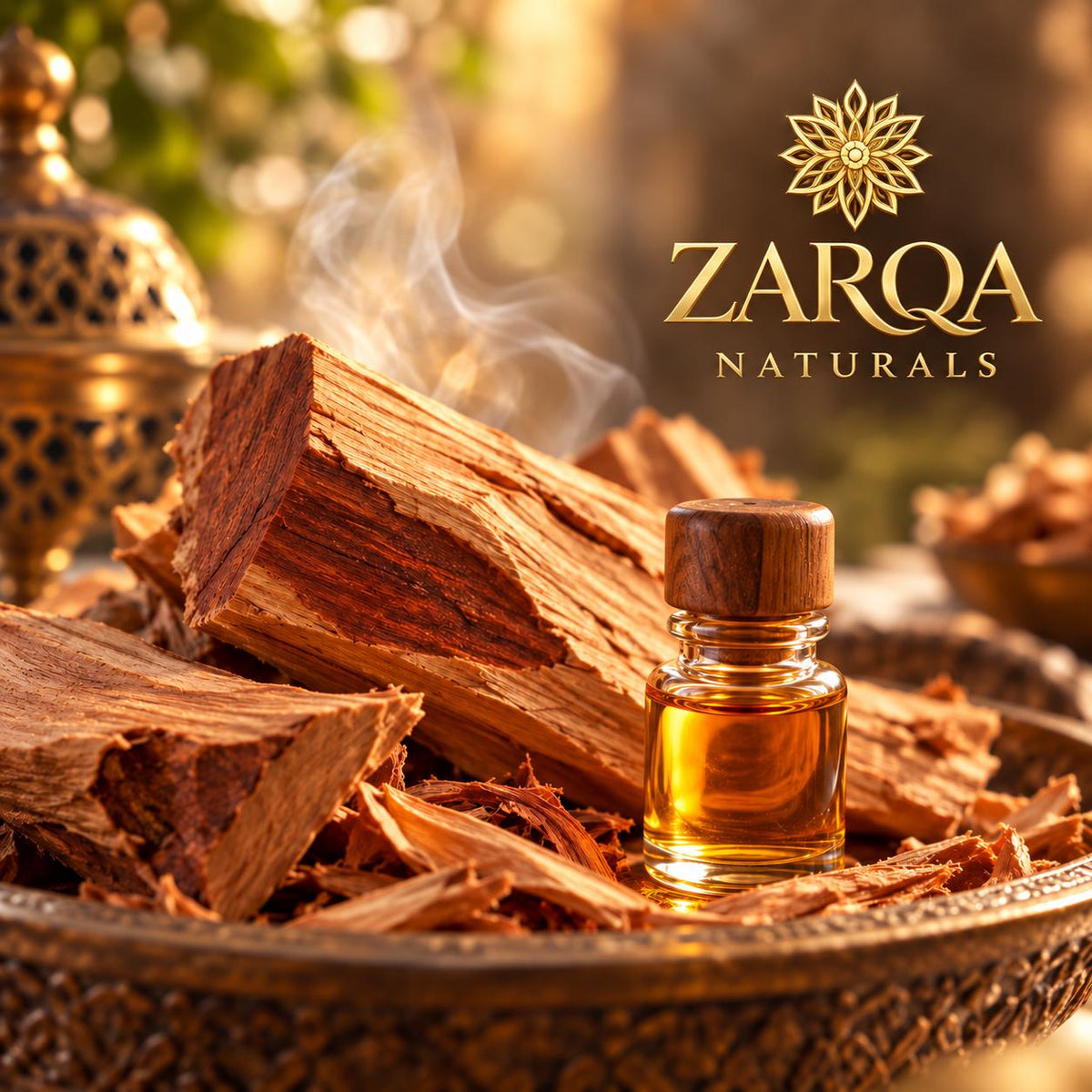 Pure Mysore Sandalwood Oil – 100% Santalum album | Aged Since 2022 | Lab Tested with COA