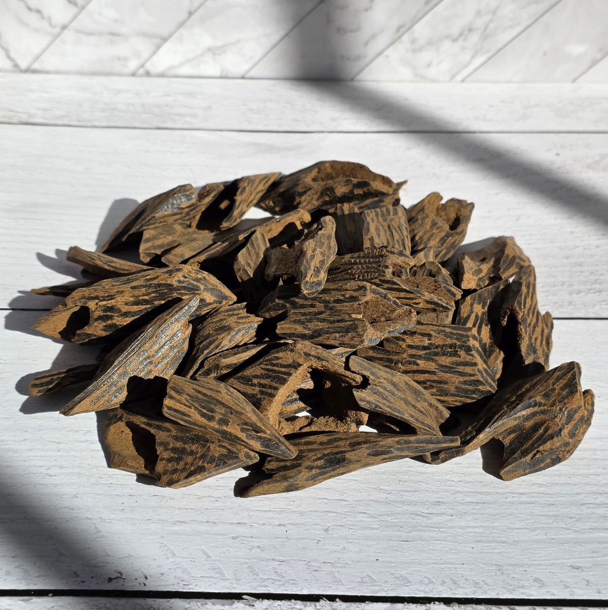 Ant Wood Enhanced Muhassan Oud Chips – Vietnamese Agarwood Infused with Vietnamese Oud Oil and Resin | Deep, Rich & Sweet