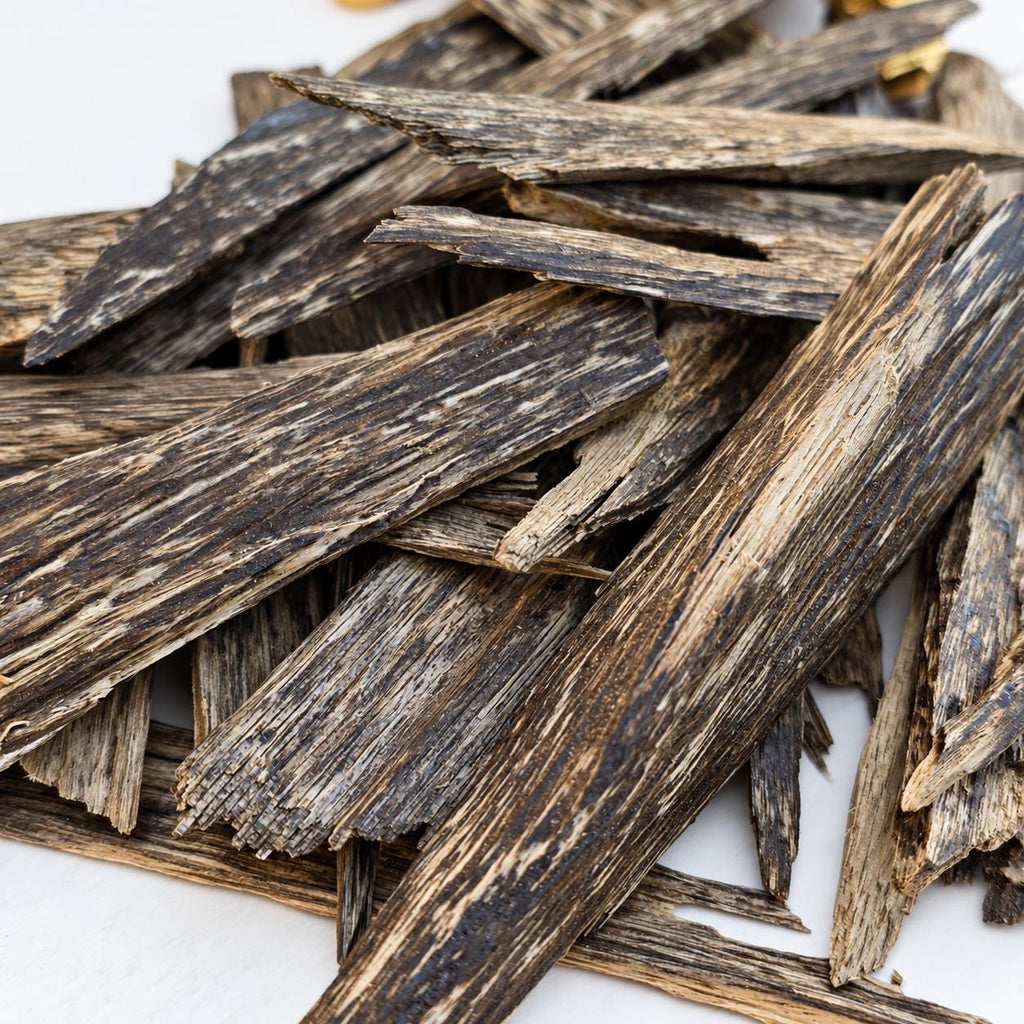 Wild Kalimantan Oud Chips – Super Grade | Natural Borneo Agarwood Chips | Sweet Indonesian Oud Wood Incense