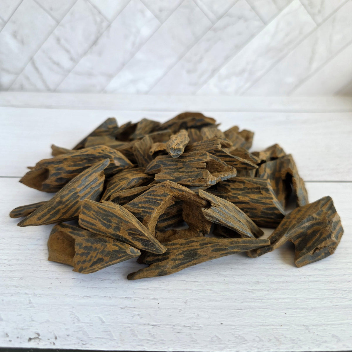 Ant Wood Enhanced Muhassan Oud Chips – Vietnamese Agarwood Infused with Vietnamese Oud Oil and Resin | Deep, Rich & Sweet