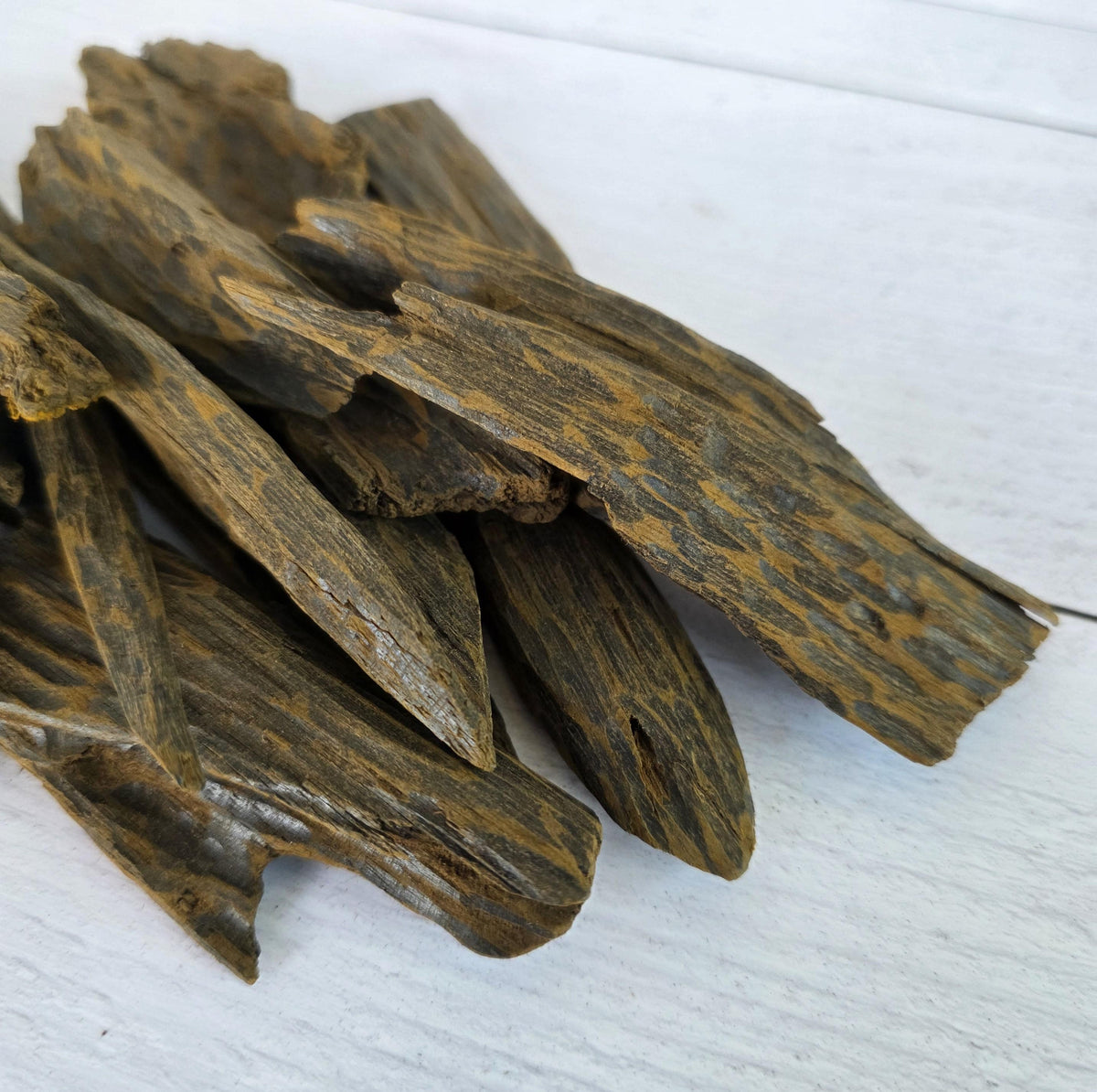 Maroke Live Enhanced Muhassan Oud Chips – Vietnamese Agarwood Infused with Papua Oud Oil and Resin | Sweet, Deep & Smoky